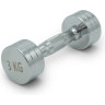 Гантель UNIX FIT PRO круглая хромированная 3 кг DBRND3PCE
